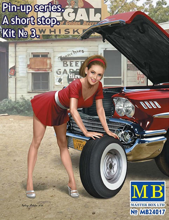  Master Box 1/24 Pin-Up Series Kit A Short Stop Kit 3 