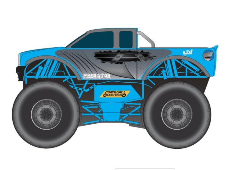  Scalextric Team Monster Truck Slot Car 