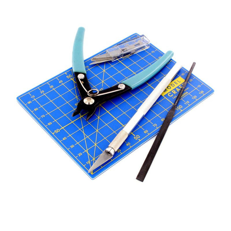 Modelcraft 9 Piece Plastic Modelling Tool Set 