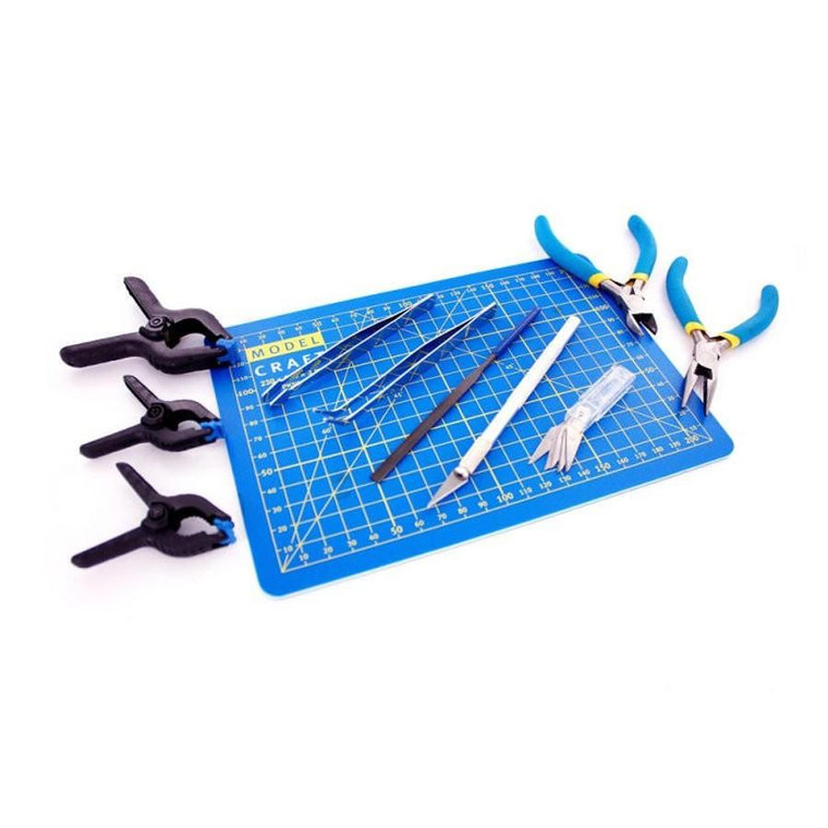  Modelcraft 15 Piece Craft & Model Tool Set 