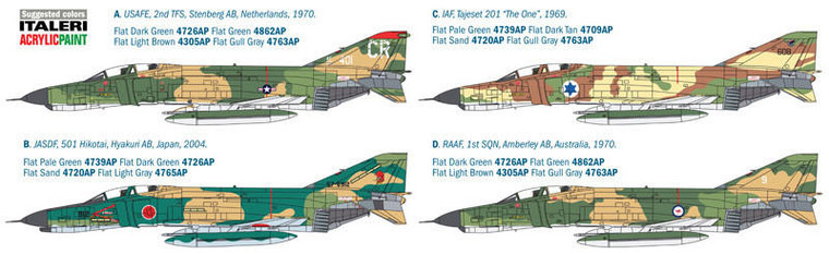  Italeri 1/48 McDonnell Douglas F-4E Phantom II 