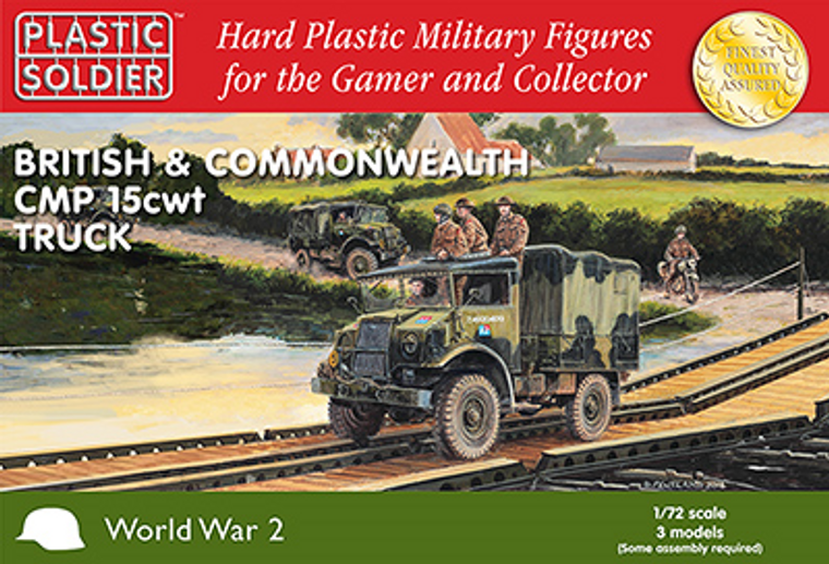  Plastic Soldier Company 1/72 British CMP 15cwt truck 