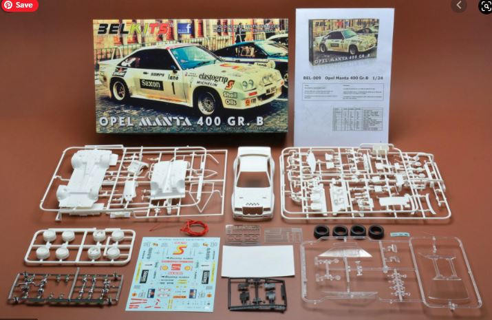  Belkits 1/24 Opel Manta 400 GR.B Jimmy Mcrae Model Kit 