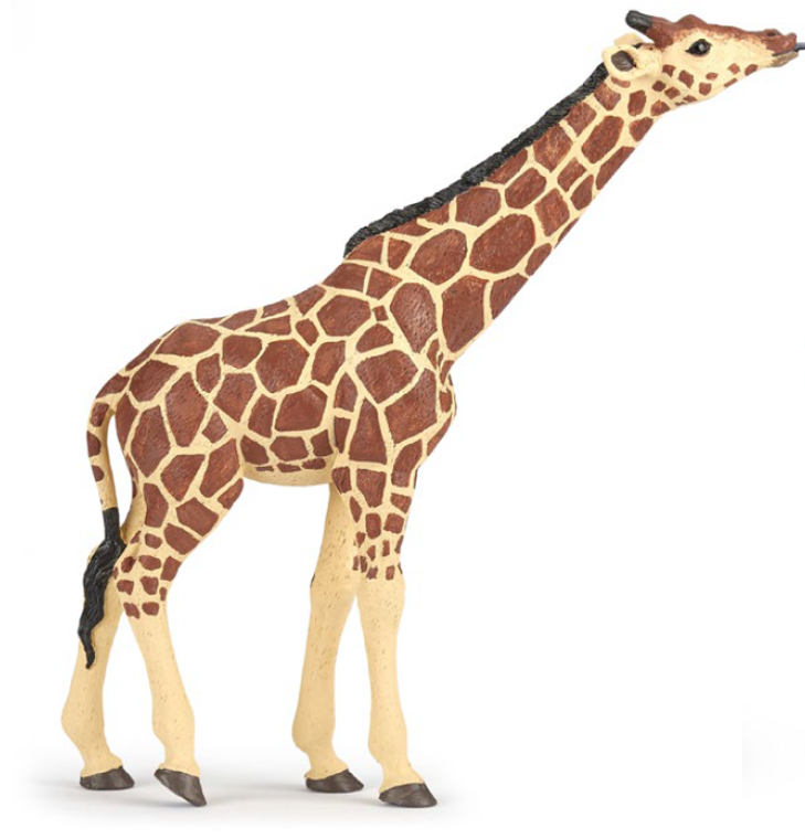  Papo Toys Giraffe Head Raised 