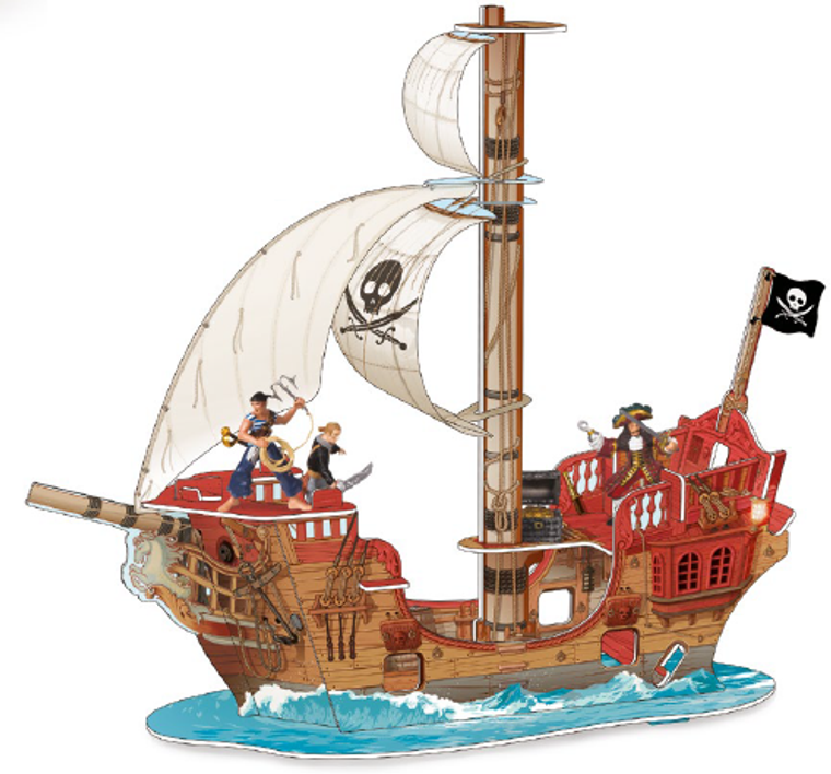  Papo Toys Pirate Ship 