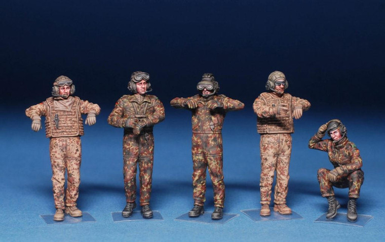  MiniArt 1/35 Bundeswehr Tank Crew Model Figures 