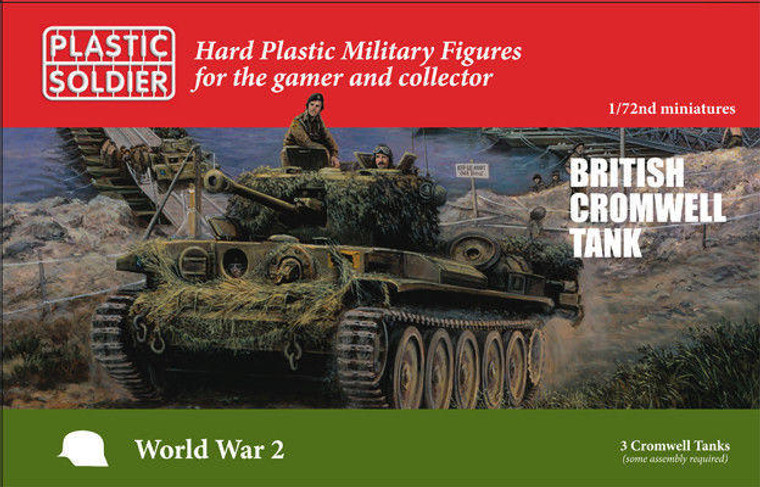  Plastic Soldier Company 1/72 British Cromwell Model Kit 