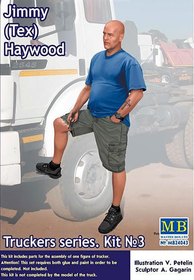  Master Box 1/24 Jimmy 'Tex' Heywood Model Kit 