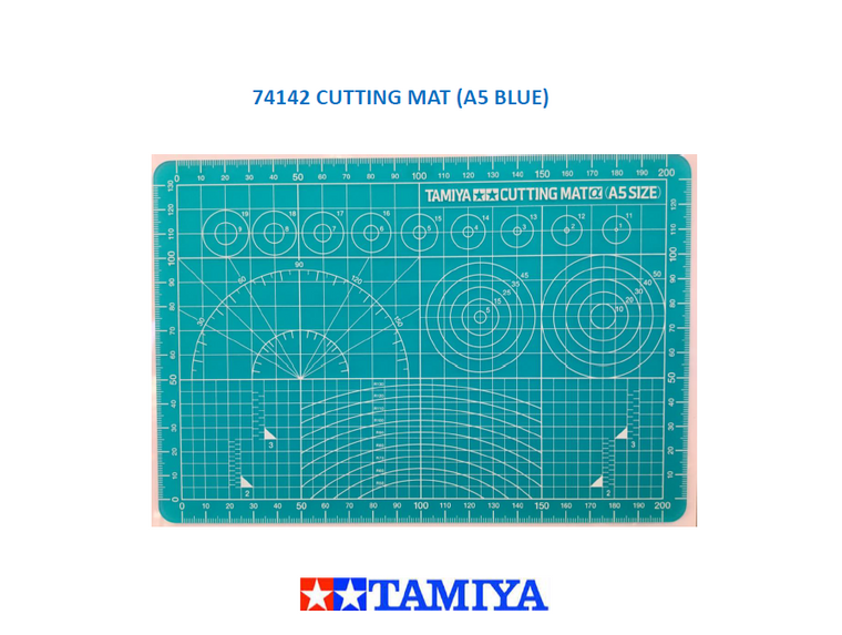  Tamiya A5 Cutting Mat Blue 
