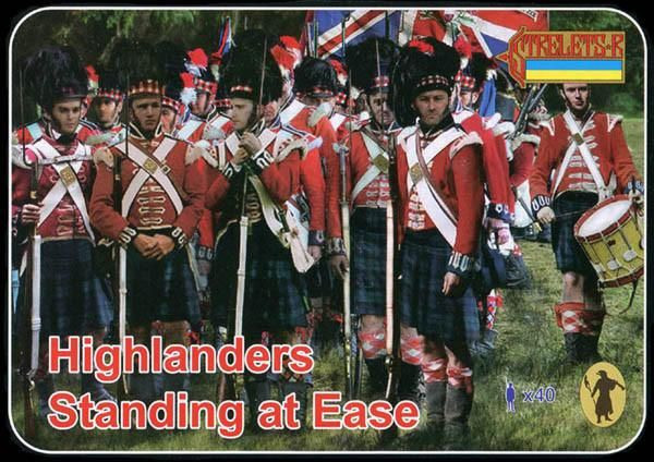  Strelets 1/72 Highlanders Standing at Ease 
