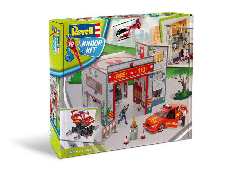  Revell 1/20 Fire Station Playset Junior Kit 