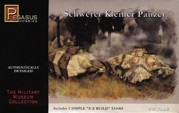 Pegasus Hobbies 1/72 Schwerer Kleiner Panzer Model Kit 