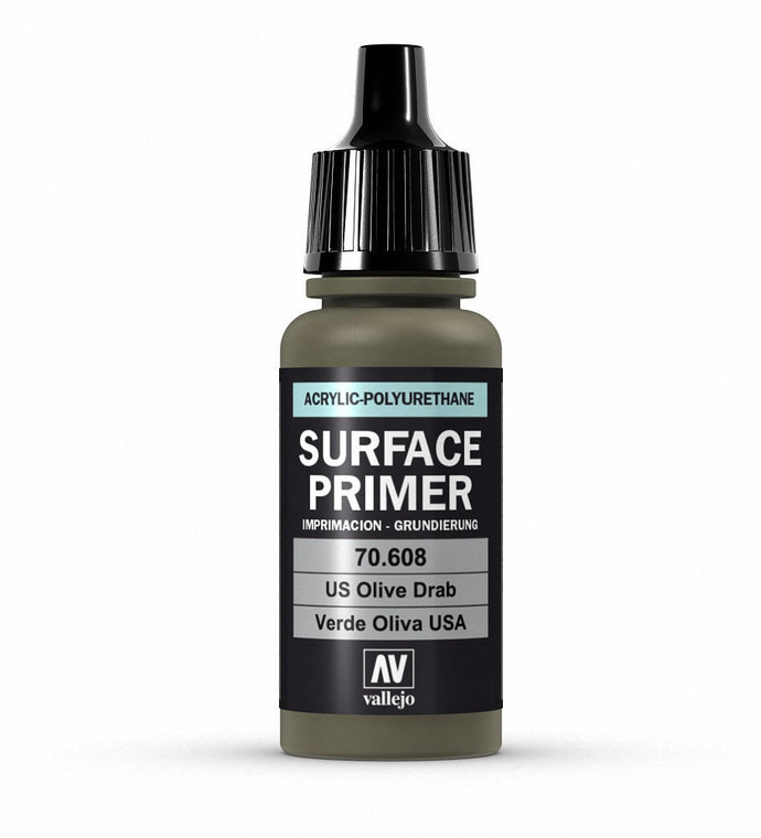  Vallejo Model Air 70608 17ml US Olive Drab Primer 