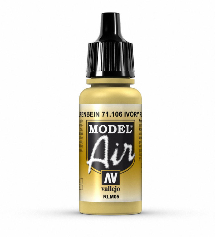  Vallejo Model Air 106 17ml Ivory RLM 05 Matt Acrylic 