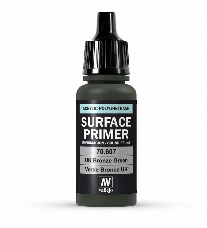  Vallejo Model Air 607 17ml UK Bronze Green Surface Primer 