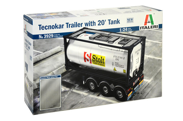  Italeri 1/24 TecnoKar 20 Tank Trailer 