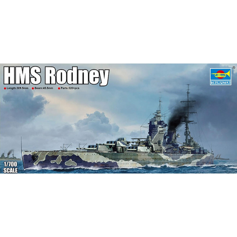  Trumpeter 1/700 HMS Rodney 
