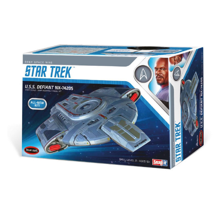 Polar Lights 1/1000 Star Trek U.S.S Defiant Model Kit 