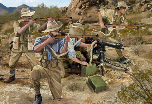  Strelets 1/72 Australian Camel Corps Dismounted 