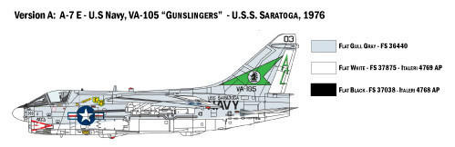  Italeri 1/72 LTV A-7E Corsair II 