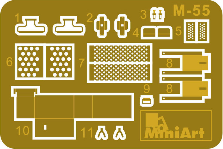  MiniArt 1/35 US Machine Guns Model Kit 