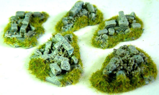  Javis 00 Gauge Walling Rubble x2 