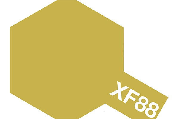  Tamiya Mini XF-88 Flat Dark Yellow 2 10ml Acrylic Paint 