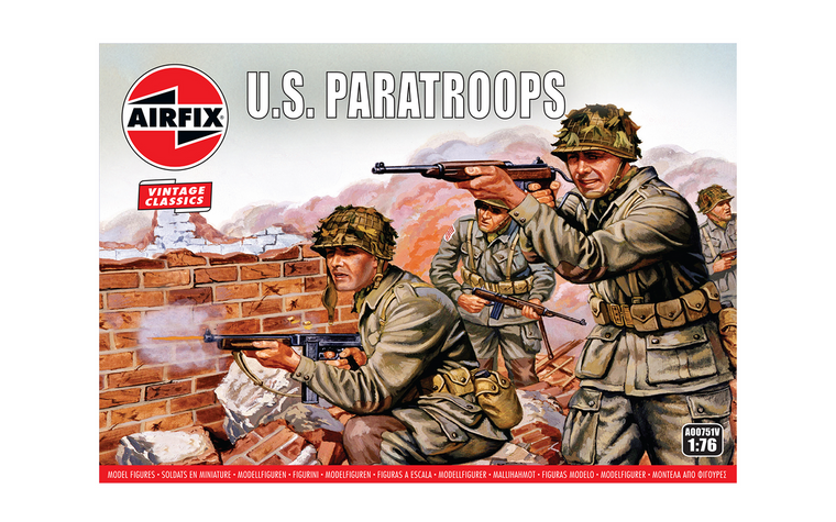  Airfix 1/76 US Paratroops Figure Set 