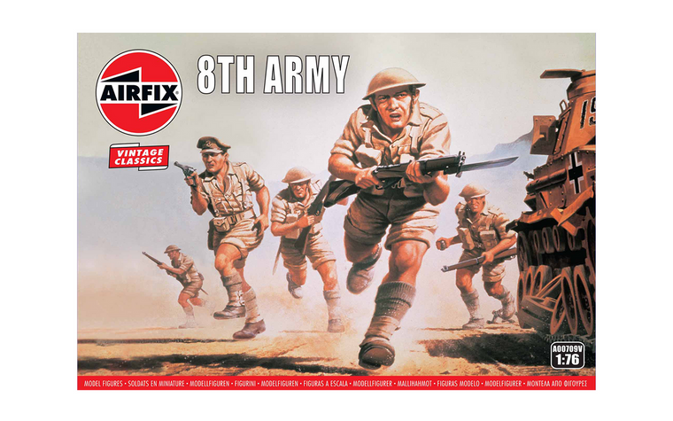  Airfix 1/76 British 8th Army Figure Set 