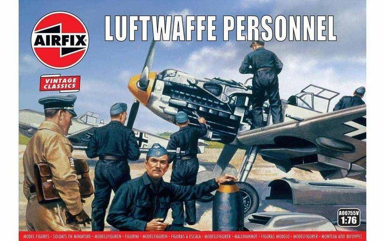  Airfix 1/76 Luftwaffe Personnel Figure Set 