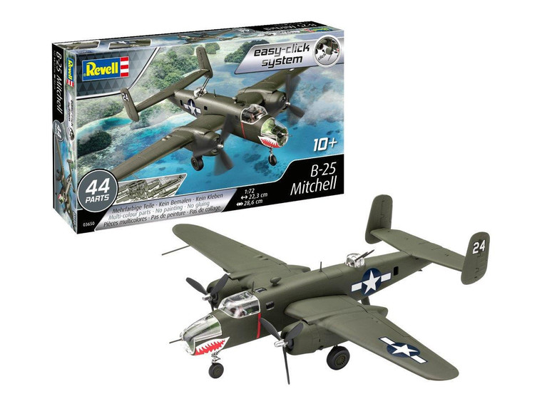  Revell 1/72 NAA B-25 Mitchell Easy Click 