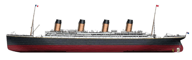  Trumpeter 1/200 RMS Titanic with Lighting Set 