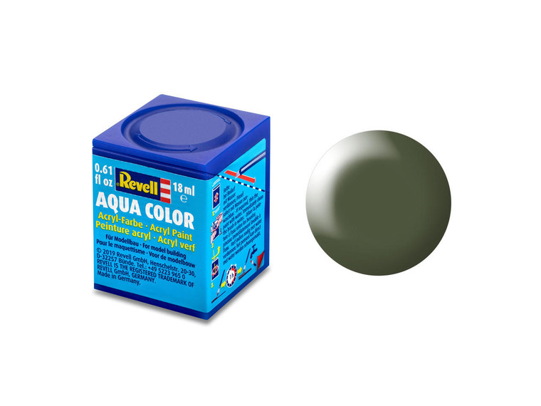  Revell 18ml 361 Olive Green Silk Acrylic Paint 