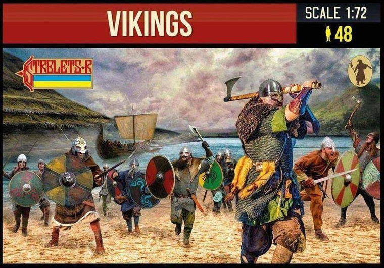  Strelets 1/72 Vikings Model Figures 