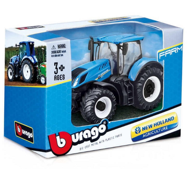  Burago New Holland T7.315 Tractor Diecast Model 