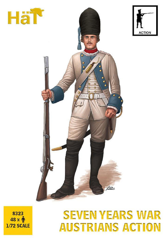  Hat Industrie 1/72 7 Years War Austrians Action 