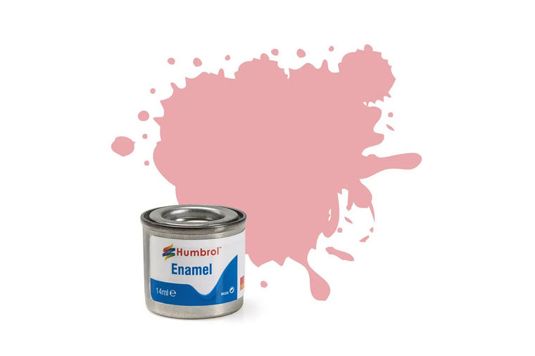  Humbrol 200 14ml Enamel Gloss Pink Paint Tinlet 