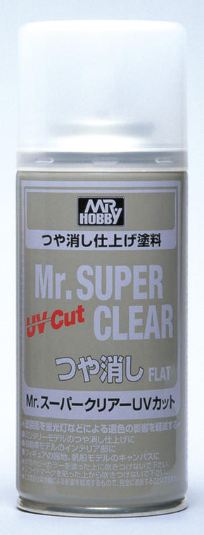  Mr Hobby Mr Super Clear Flat Varnish Spray 170ml 