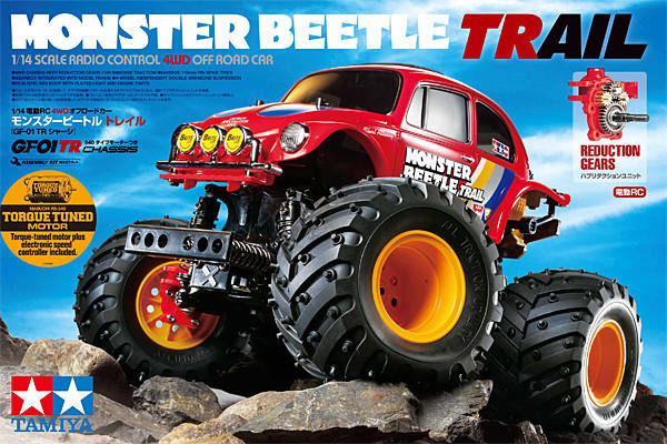 TAMIYA ラジコンカーMONSTER BEETLE 1/14 スケール完動品 タミヤ RC特別企画商品 1/10RC モンスタービートル ブラック