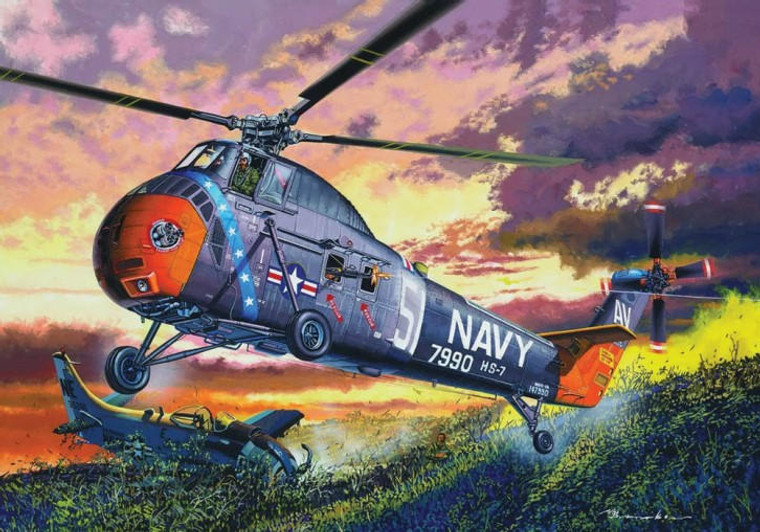  Trumpeter 1/48 Sikorsky H-34 Choctaw US Navy SAR 