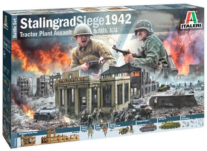 Italeri 1/72 WWII Stalingrad Siege Operation Uranus Diorama Set