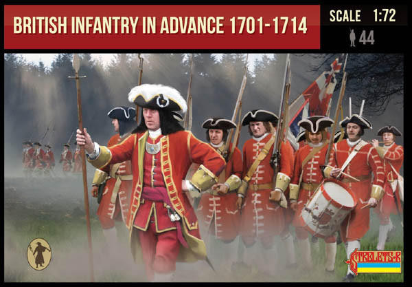  Strelets 1/72 British Infantry in Advance 1701-1714 Model Figures 