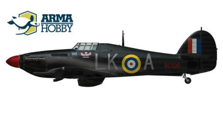  Arma Hobby 1/72 Hawker Hurricane Mk IIc Expert Set Model Kit 