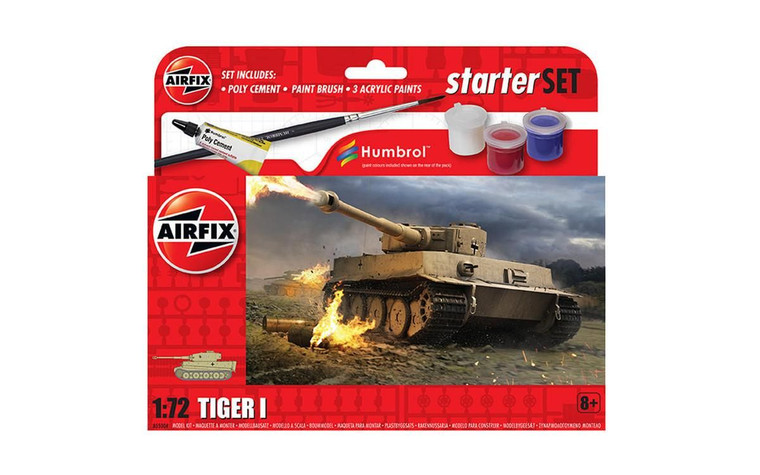  Airfix 1/72 Beginners Set Tiger I 