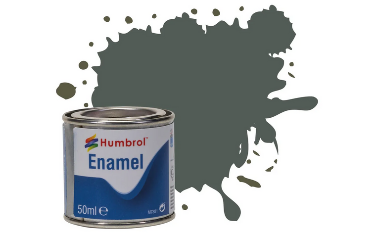  Humbrol 01 50ml Enamel Grey Primer Paint Tinlet 