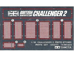  Tamiya 1/35 Challenger 2 Photo-Etched Parts 