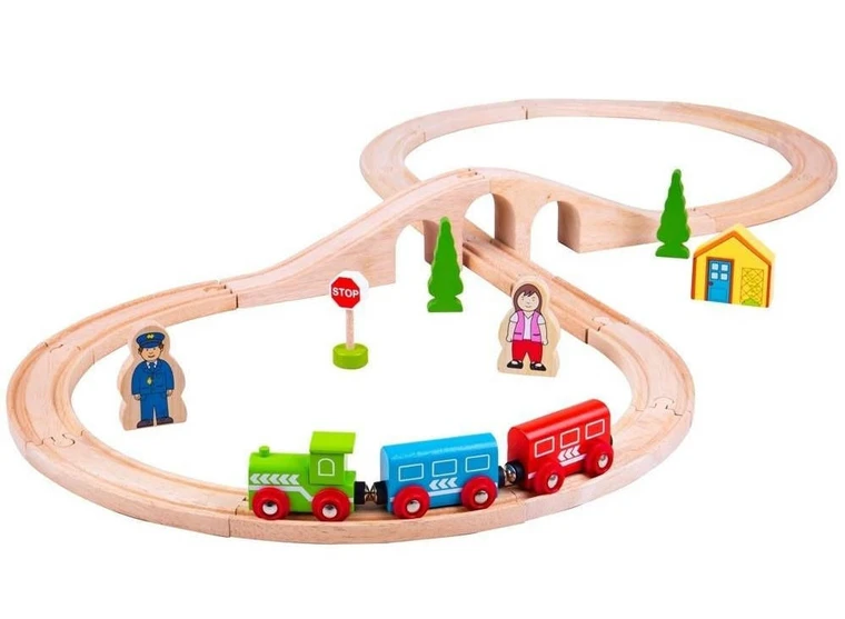  BigJigs Figure of Eight Train Set 