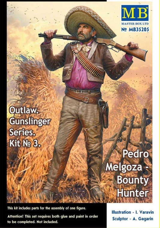  Master Box 1/35 Outlaw Gunslinger Series Kit 3 