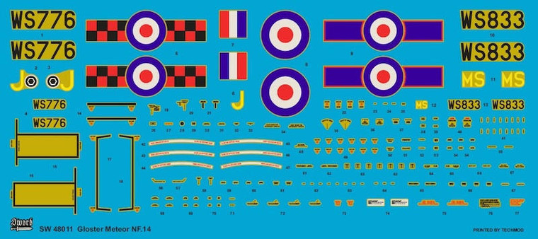  Sword 1/48 Gloster Meteor NF.14 Model Kit 