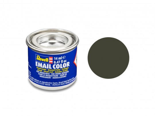  Revell 14ml 42 Enamel Matt Olive Yellow Paint 